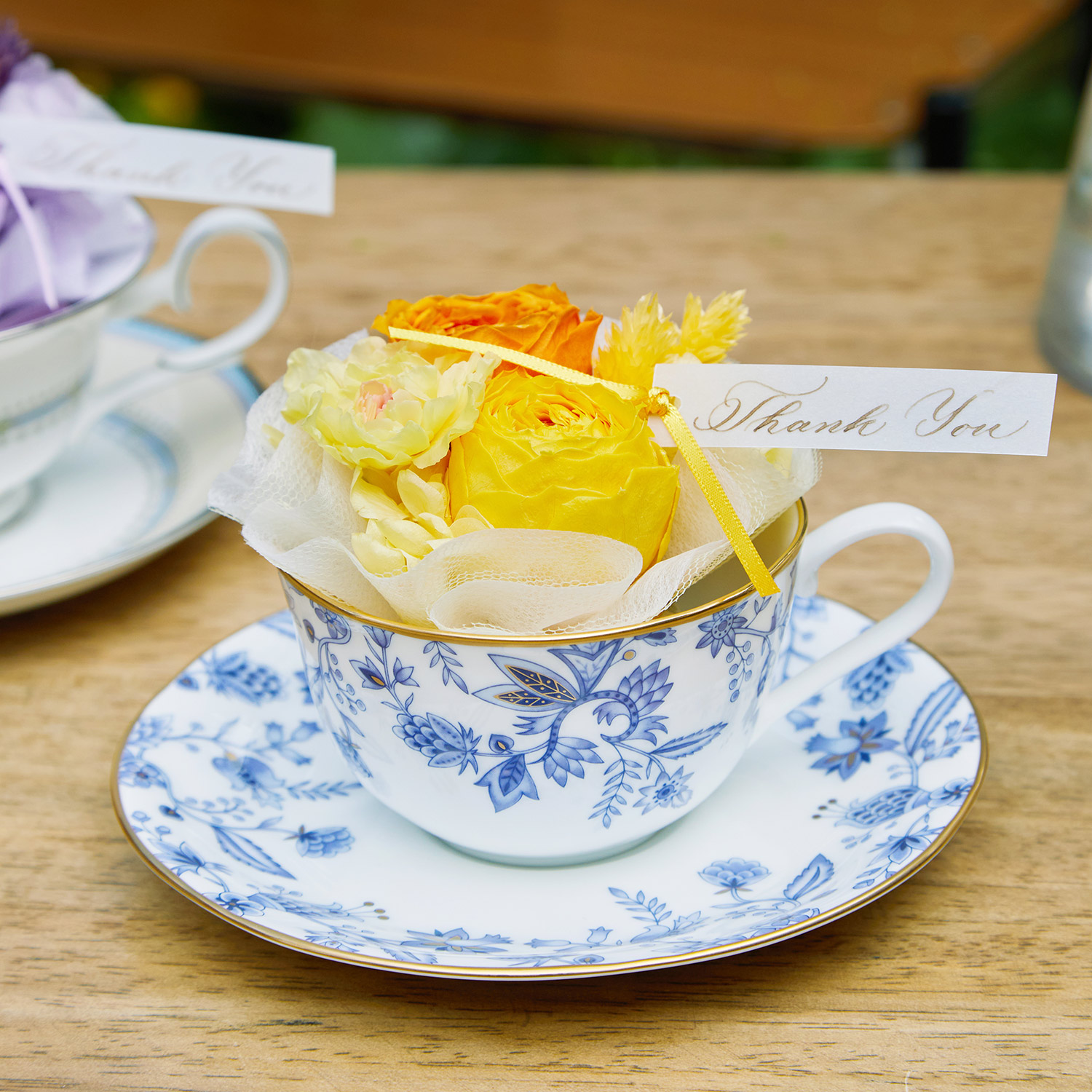 フランスリモージュアンティーク手書きused 箱なし薔薇ゴールド