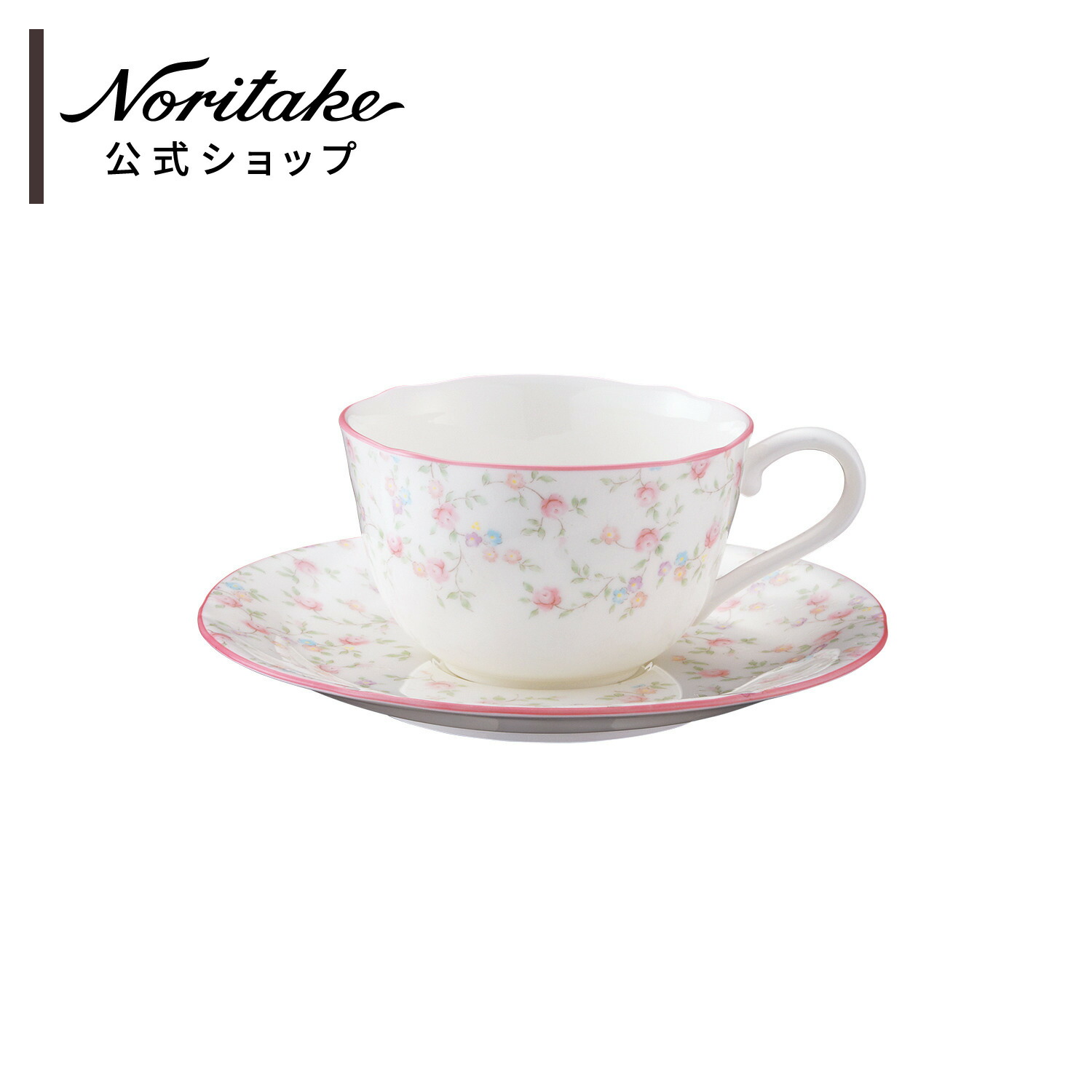 【楽天市場】ノリタケ キューティーローズ カップ＆ソーサー 電子 