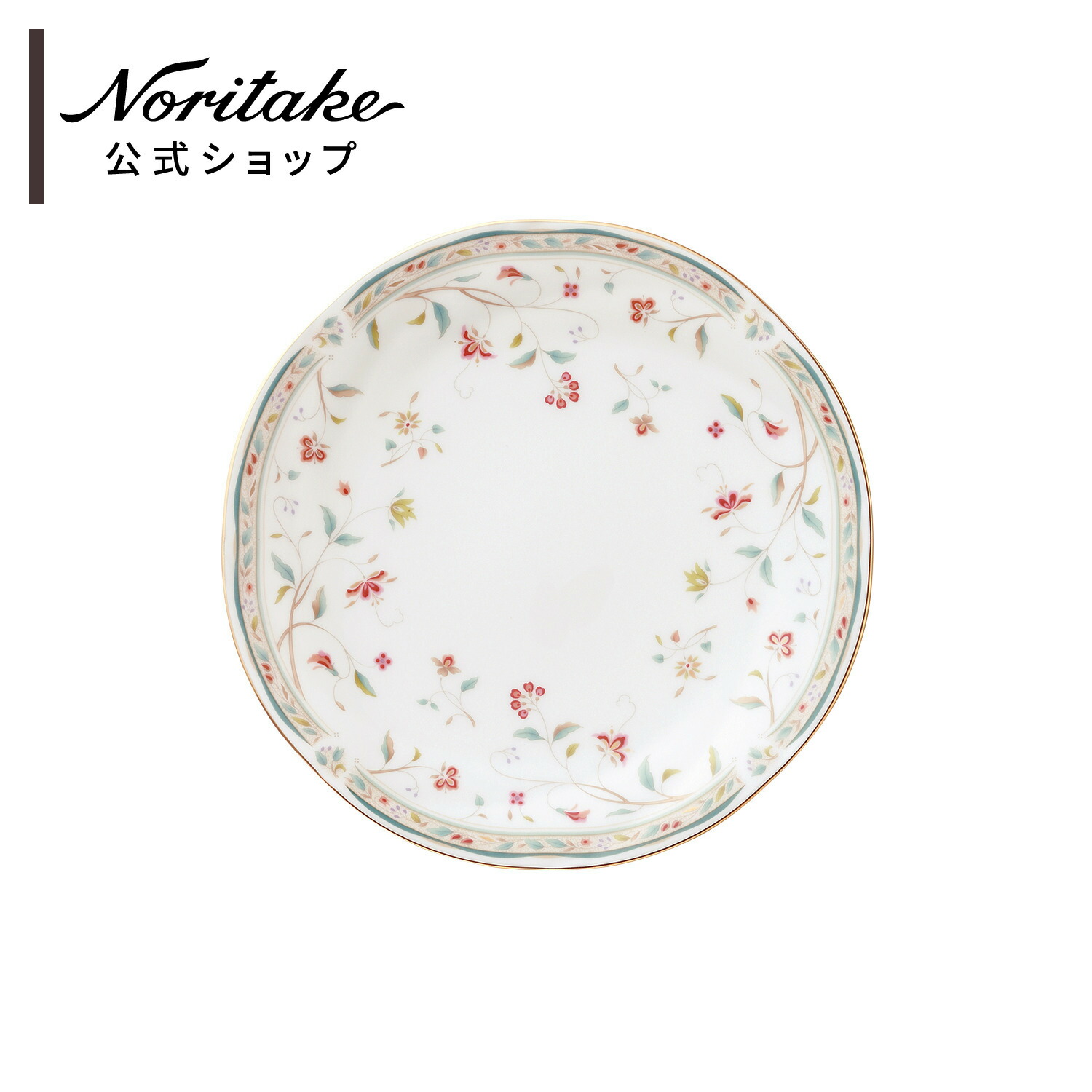 ノリタケ　ジュヌフレール　２４㎝　プレート　５枚 29042-01-l.jpg