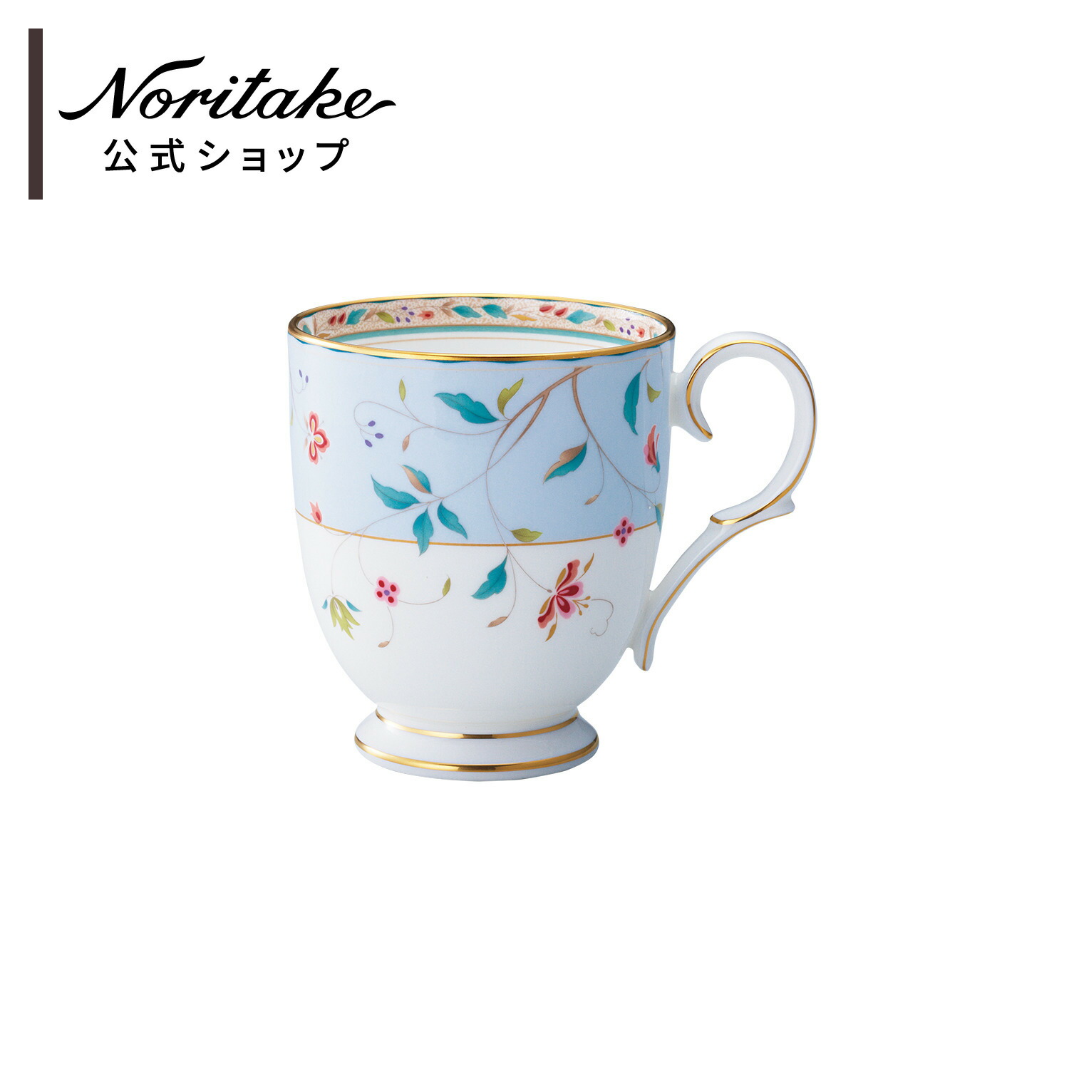 楽天市場】ノリタケ 花更紗 マグカップ(ピンク) ( ギフトボックス入り