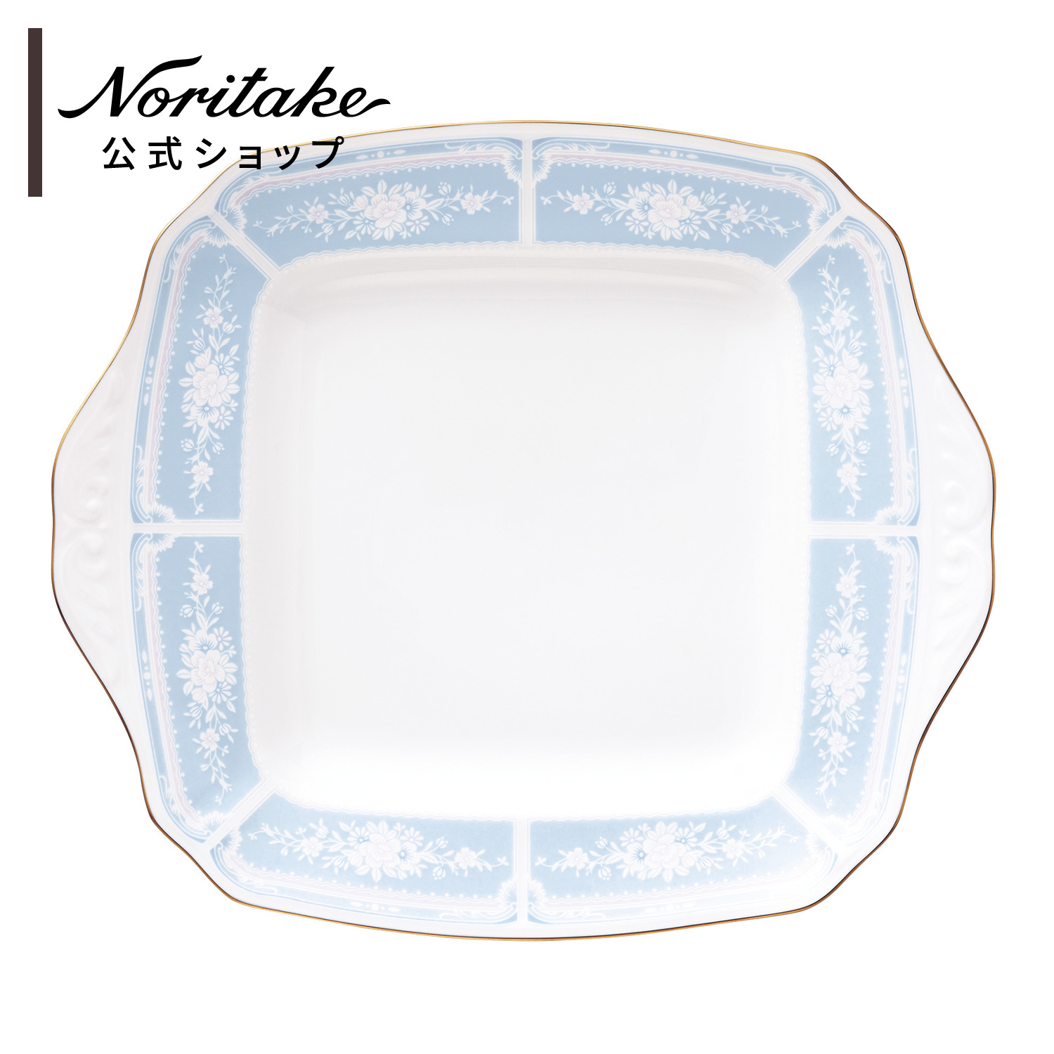 楽天市場】ノリタケ レースウッドゴールド 27cmプレート 1507L