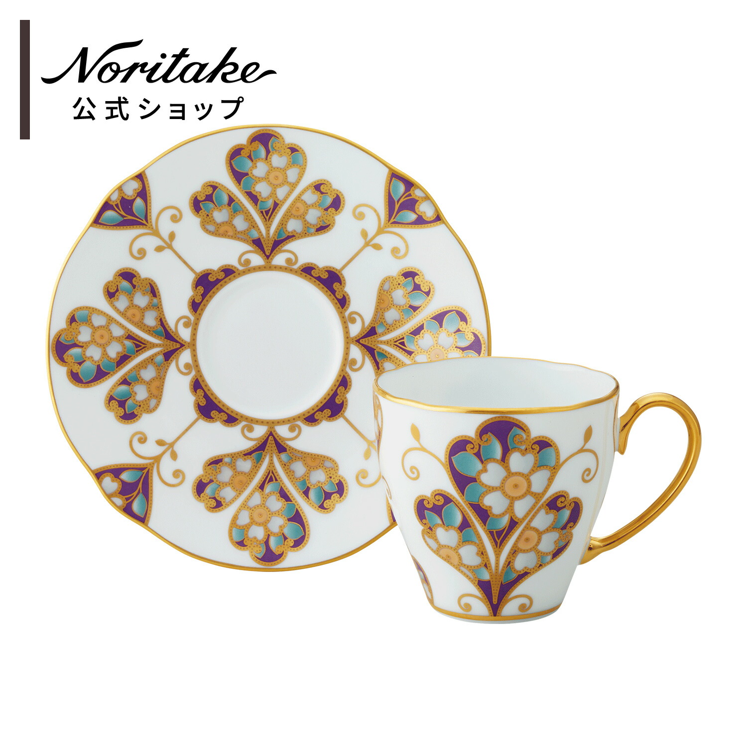 楽天市場】【オールドノリタケ】金彩＆クリーム（パターン175