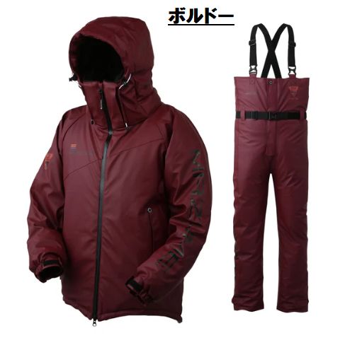 楽天市場】mazume(マズメ) mzラフウォーターレインスーツ ボルドー