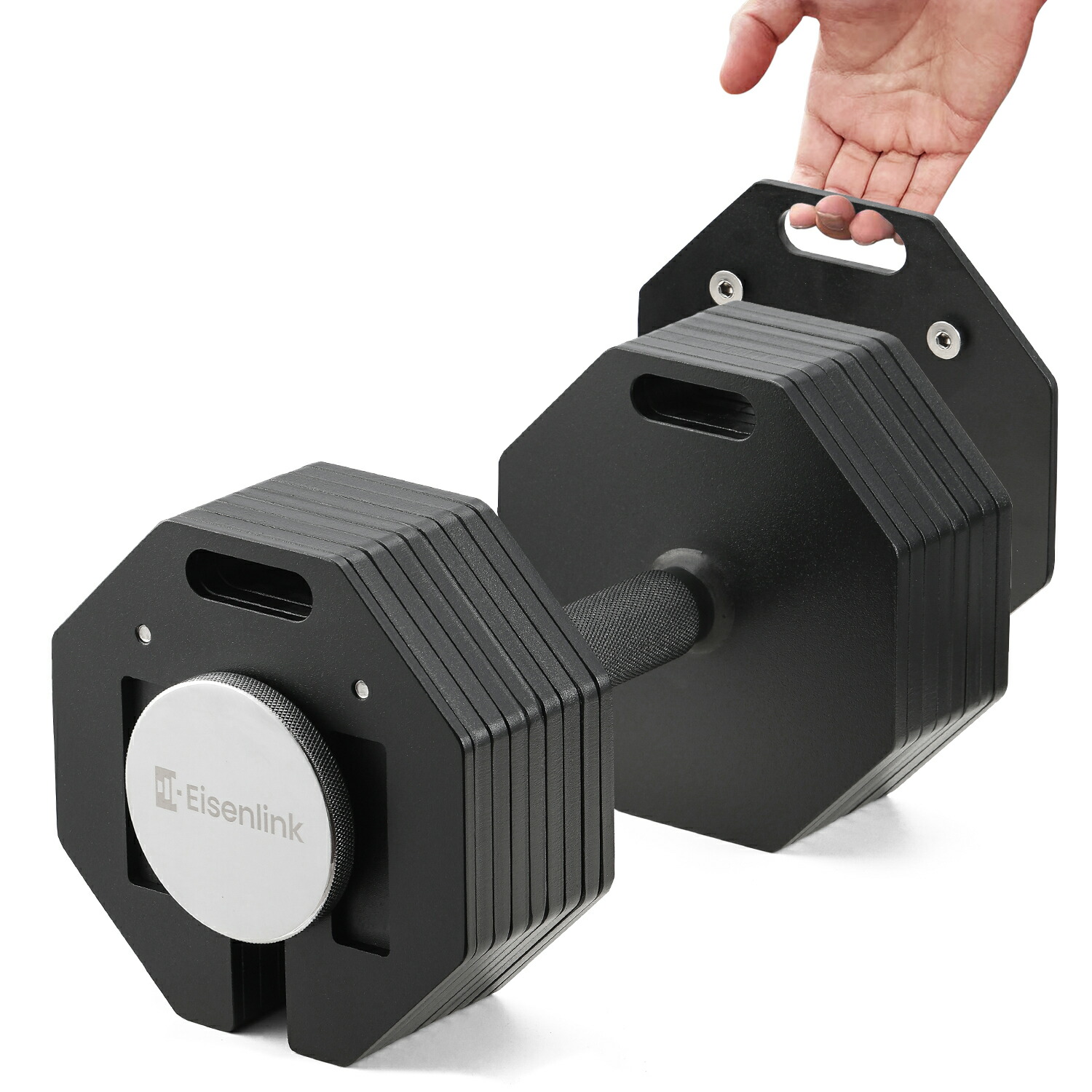 【◆百貨店大売り出し押さえる10%OFF＆P5倍】Eisenlink 変数式唖鈴 4~36KG 2KG切りこみ 最大限度17度合い合わせる 八角形ひな形 純鋼鋳付ける 身寄り用 最大限度36KG オンザニーし分かりやすい