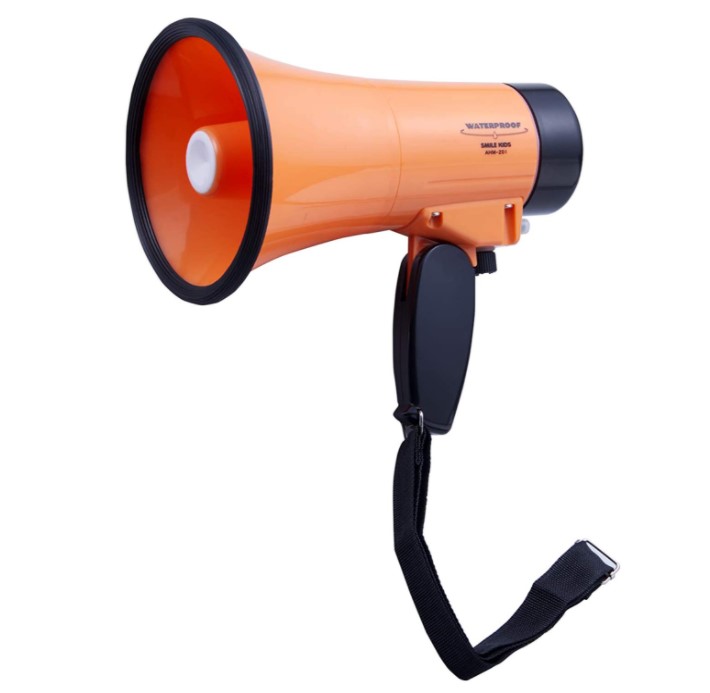 TR-215SA UNI-PEX 防滴型メガホン TR-215SA】UNI-PEX 防滴型メガホン サイレン音付 6W [サウンド