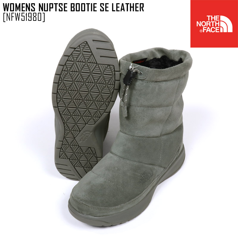 楽天市場 ノースフェイス スノーブーツ レディース ヌプシブーティー W Nuptse Bootie Se Leather スノーシューズ アウトドアブランド Nfw ノースフィール アパレル店