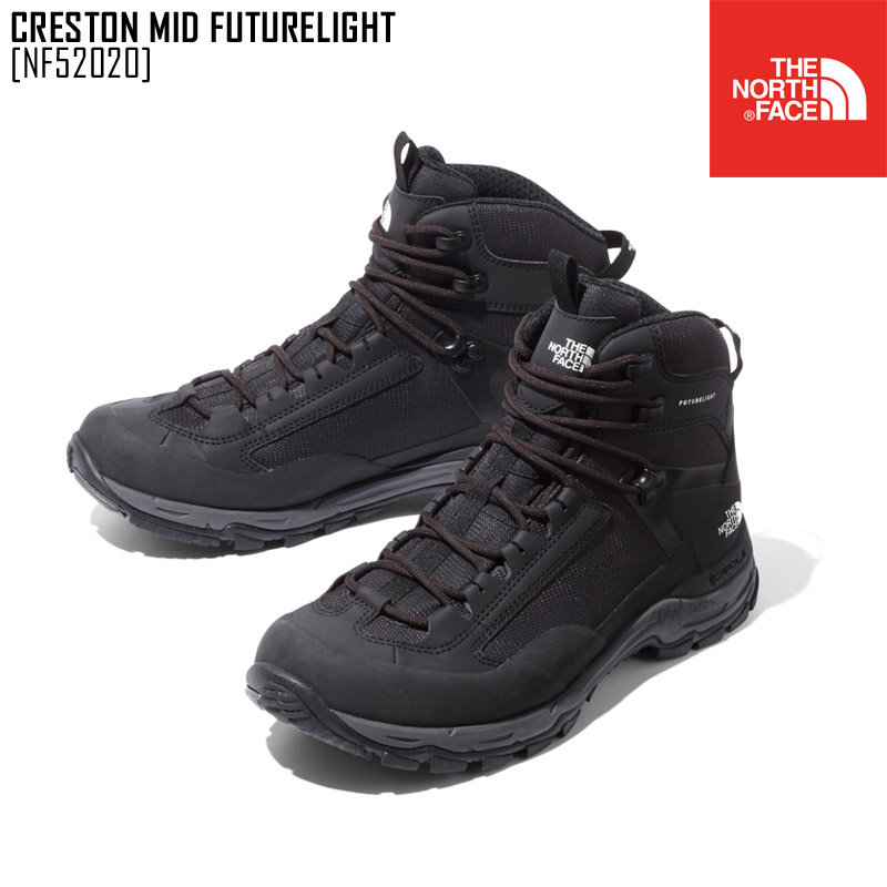 North North クレストン ノースフェイス 靴 Mid Face 靴 ノースフェイス 登山 トレッキング シューズ The 送料無料 The ヒューチャーライト メンズ ノースフィール トレッキングシューズ Creston Nf5 Futurelight 靴 新作 登山靴 ミッド Face クレストン アパレル店