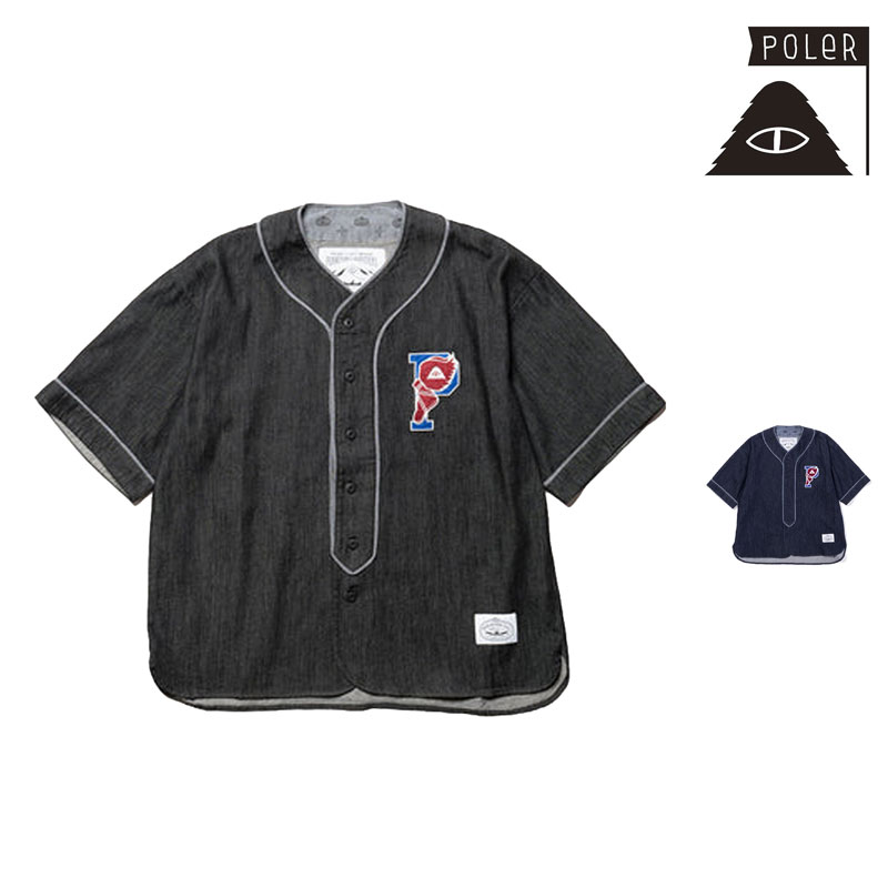 新品　 POLeRポーラー　フットボールシャツ　黒　L 楽天市場】50%OFFセール！ポーラー / POLeR ベースボールシャツ