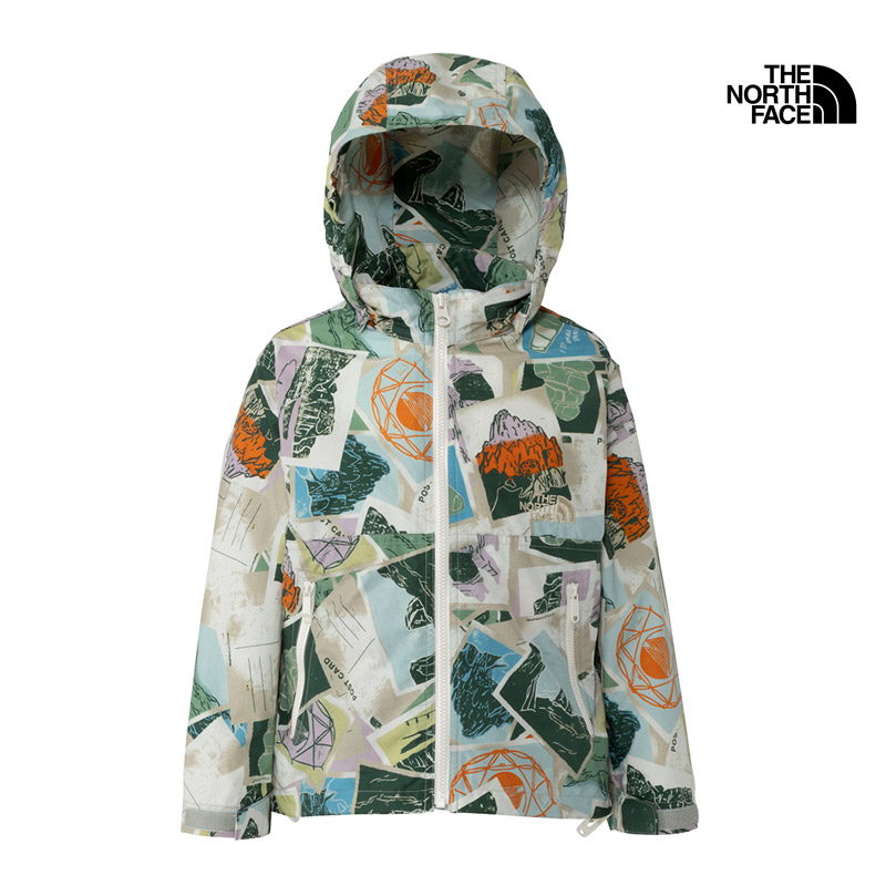 大売り出し THE NORTH FACE ザ・ノース・フェイス NPT22511 キッズ トドラー 人情本紅茶 パウダーコンパクト 上衣 KIDS TODDLER NOVELTY COMPACT JACKET キッズ トドラー 赤ちゃん ウィンドブレーカー アウトドア 難民キャンプ 通園 通学 はっ水 防風 26ss 春夏 新作