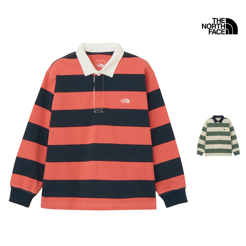 セール SALE THE NORTH FACE ザ・ノース・フェイス NTJ22610 キッズ ロングスリーブ ブライト ステディ シャツ KIDS L/S BRIGHT STEADY SHIRT キッズ ジュニア 子ども ポロシャツ ラガーシャツ 長袖 アウトドア 通学 外遊び 防汚 UVカット 26ss 春夏 新作