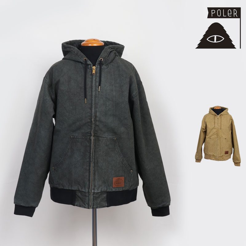 大売り出し SALE ポーラー POLER キルト ラインドライブ フーデッド 上衣 QUILT LINER HOODED JACKET 上衣 アウター 243MCV0033 メンズ