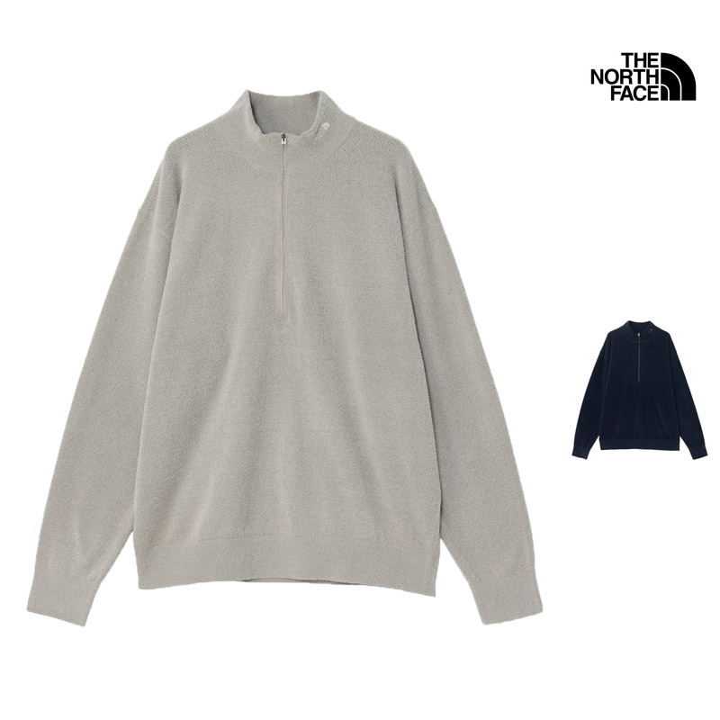 【P5倍 5/31まで】 割引き販売 SALE ザ・ノース・フェイス THE NORTH FACE NT42560 バーサ エアリー 二分の一 ジップ 編み物 VERSA AIRY HALF ZIP KNIT 編み物 トップス メンズ メンズファッション-トップス