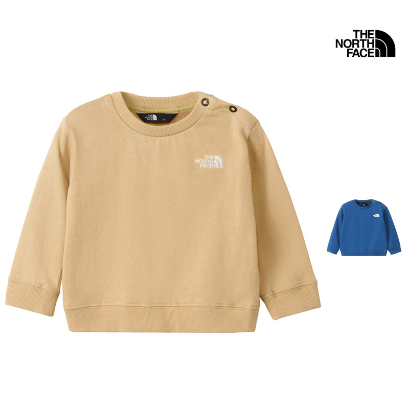 【P5倍 4/12まで】 セール SALE ザ・ノース・フェイス THE NORTH FACE NTB12561 ベビー スウェット ロゴ クルー BABY SWEAT LOGO CREW スウェット トップス ベビー
