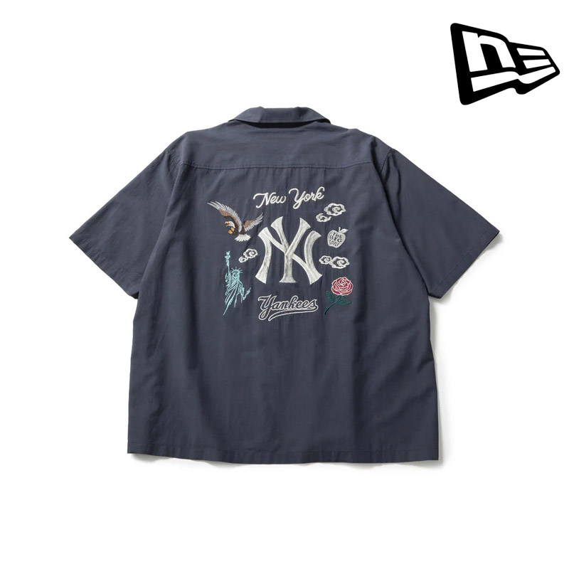 ニュー内鰓 NEWERA 1485664 遊撃手衣袂 差し上げ物 プルオーバー S/S SOUVENIR SHIRT メンズ レディース 成人男性 亭主もち ティーシャツ 半袖 トップス プルオーバー MLB ベイスボール 刺しゅう かっこいい 今めかしい 町若い者 アウトドア 運動競技 26ss 春夏新作