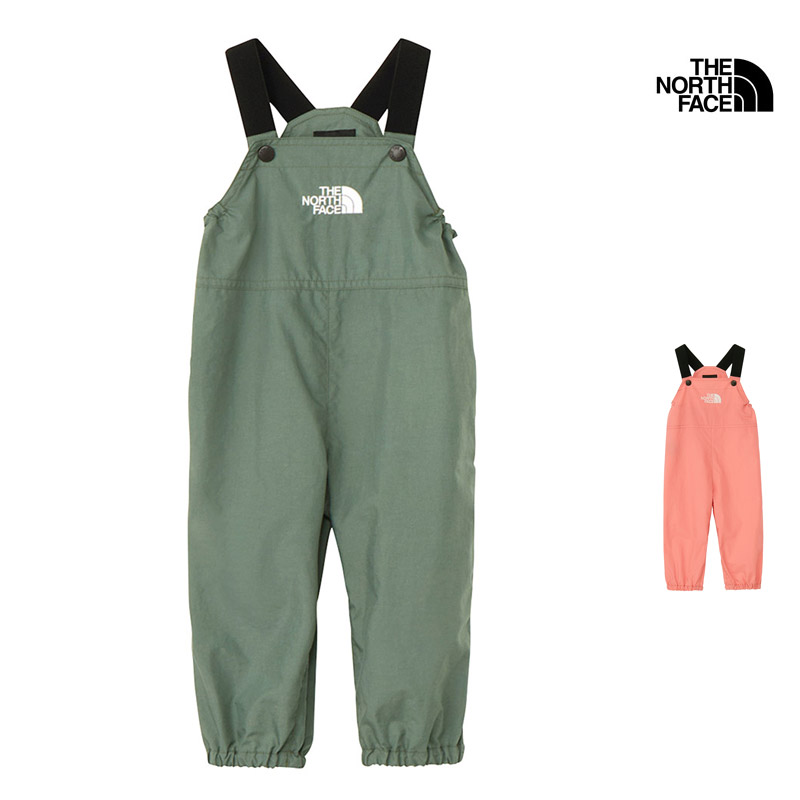 【P5倍 4/12まで】 セール SALE ザ・ノース・フェイス THE NORTH FACE NBB32502 ベビー フィールド ビブ BABY FIELD BIB ベビー 赤ちゃん 男の子 女の子 乳幼児 オーバーオール ビブパンツ パンツ 普段着 通園 外遊び 土遊び 撥水 防汚 セットアップ可能 26ss 春夏新作