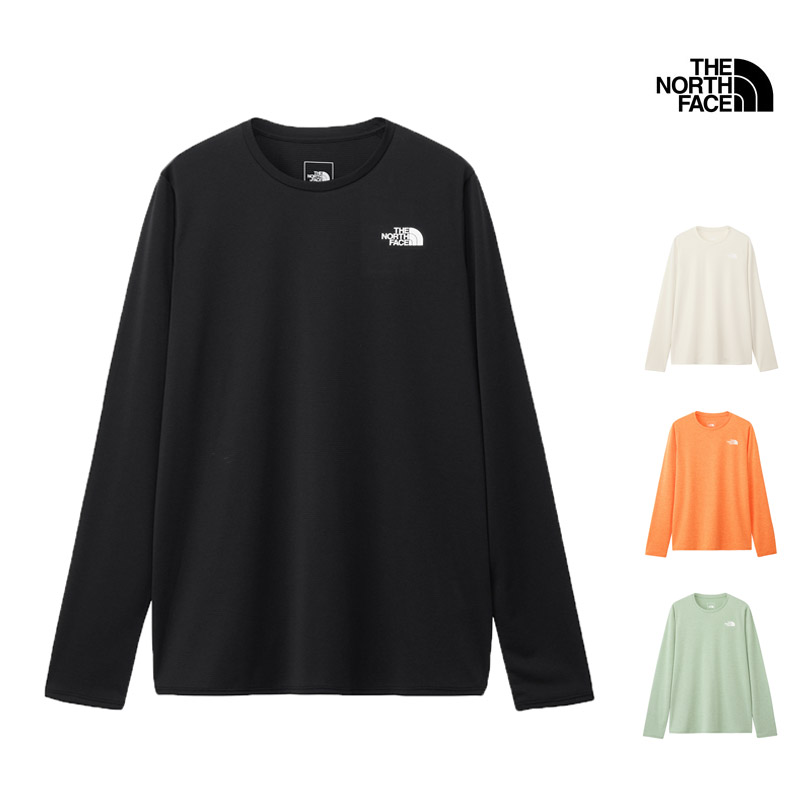 ★25SS★【ノースフェイス】★M'S ASCEND 長袖 ZIP Tシャ.ツ★ 公式・限定】ロングスリーブフラッシュドライミッドジップアップ