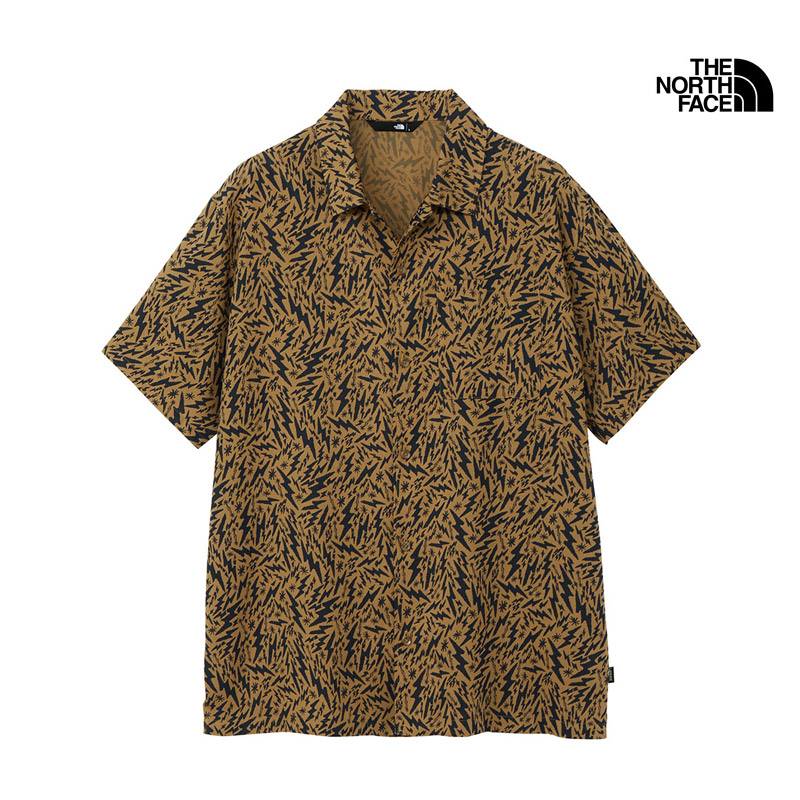 【P5倍 4/30まで】 セール SALE ザ・ノース・フェイス THE NORTH FACE NR22610 レイジ― ライトニング シャツ LAZY LIGHTNING SHIRT メンズ 男性 シャツ トップス アウトドア 登山 クライミング スポーツ 普段使い 半袖 総柄 開襟 ゆったり 動きやすい 26ss 春夏 新作