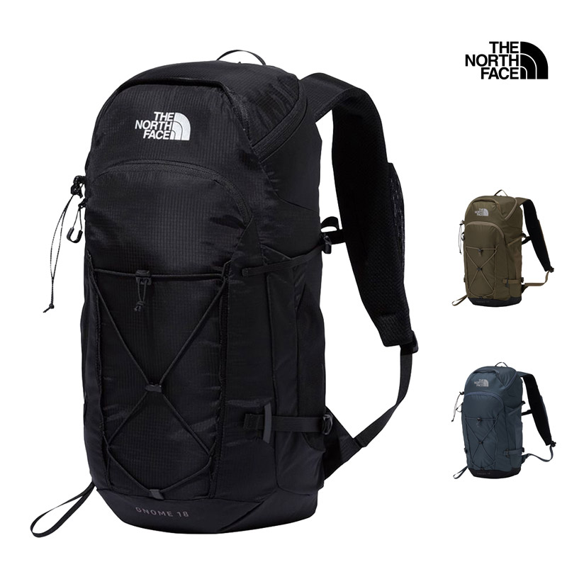 ザ・ノース・フェイス THE NORTH FACE NM62375 ノーム 18 GNOME 18 メンズ レディース 男女兼用 リュック バックパック トレッキングパック アウトドア キャンプ 登山 19L UL ウルトラライト フレームレス 軽量 小型 コンパクト 26-27 秋冬 新作｜North feel