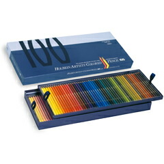楽天市場】【送料無料】ホルベイン アーチスト色鉛筆 100色セット : 中