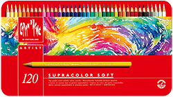 カランダッシュ水彩色鉛筆　スプラカラーソフト　120色セット