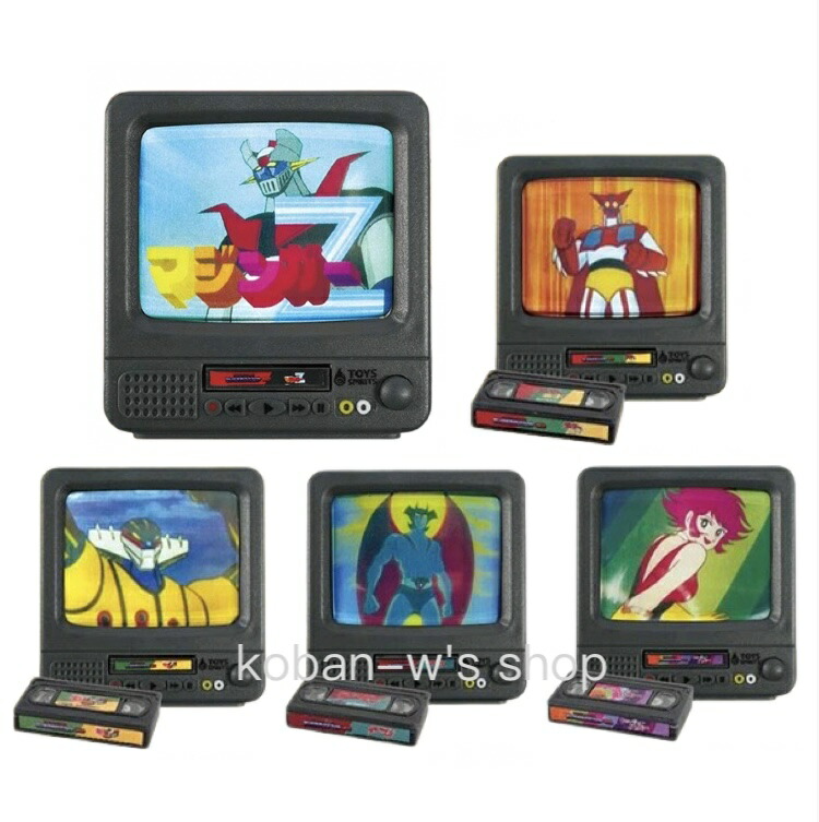 全5種 コンプリート ダイナミック企画 テレビ放映マスコット VOL.1 マジンガーZ ゲッターロボ 鋼鉄ジーグ デビルマン キューティーハニー ガチャ ガチャガチャ フィギュア 永井豪画像