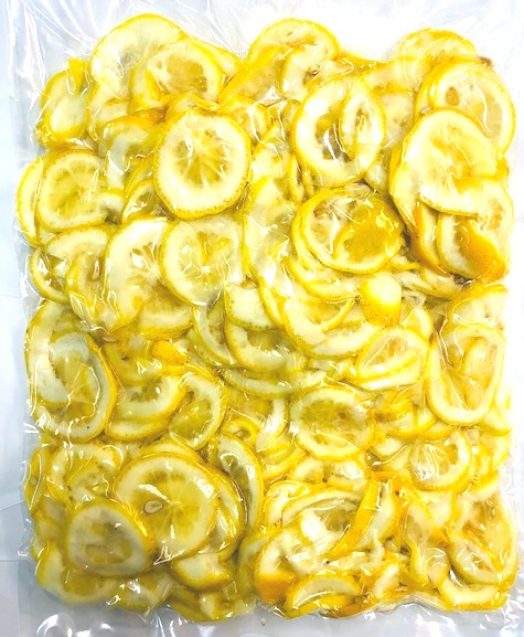 【KIMONO FRUITS】冷凍瀬戸内レモンスライス　B品　10ｋｇ（1000ｇ×10）<br>　訳あり品　国産レモンスライスノーワックス品　国内生産　<br>　午後12時までの注文で翌日出荷可能です。