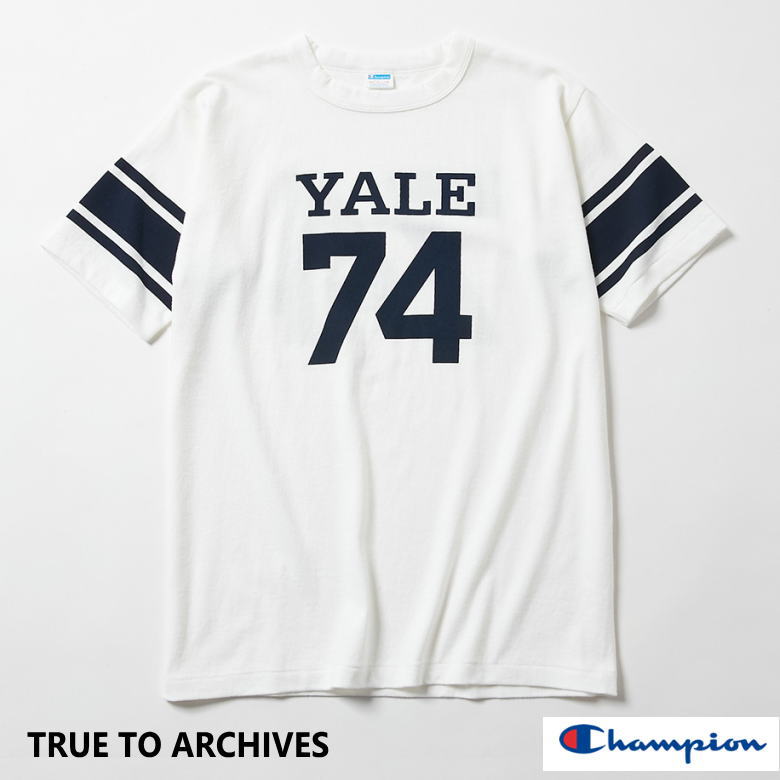 Champion　トゥルートゥーアーカイブスフットボールTシャツ　UCLA 楽天市場】Champion TRUE TO ARCHIVES 1/4 SLEEVE FOOTBALL TEE