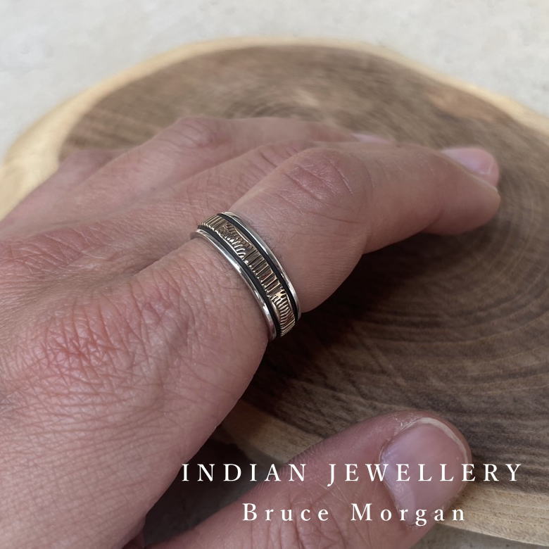 ブルースモーガン　ナバホ族　リング　7号　インディアンジュエリー 楽天市場】Indian Jewelry ナバホ族 ブルースモーガン(Bruce