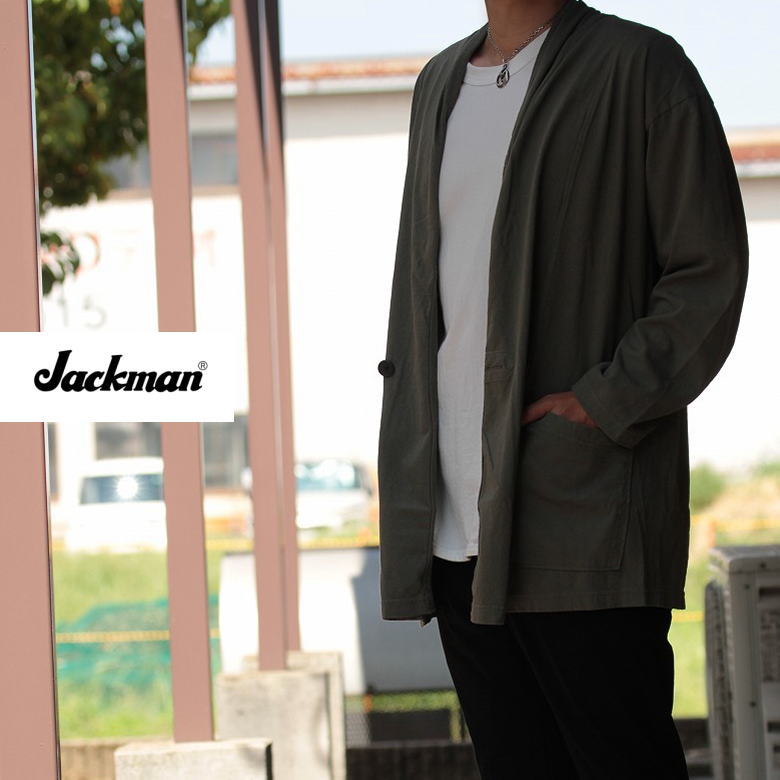 新品　ジャックマン　カラーレスジャケット JM8415PD カーディガン Collarless Jacket(S 07:Black): ALL｜jackman日本公式サイト