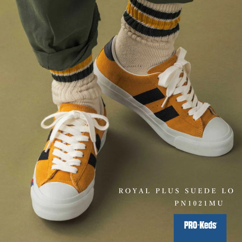 ROYAL PLUS SUEDE LO （ロイヤルプラス スウェード ロー） PN1021 マスタード MUSTARD PN1021MU スニーカー　PRO－KEDS　プロケッズ