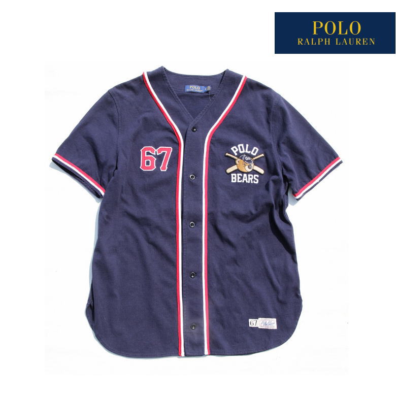 ralph lauren polo bear baseball jersey