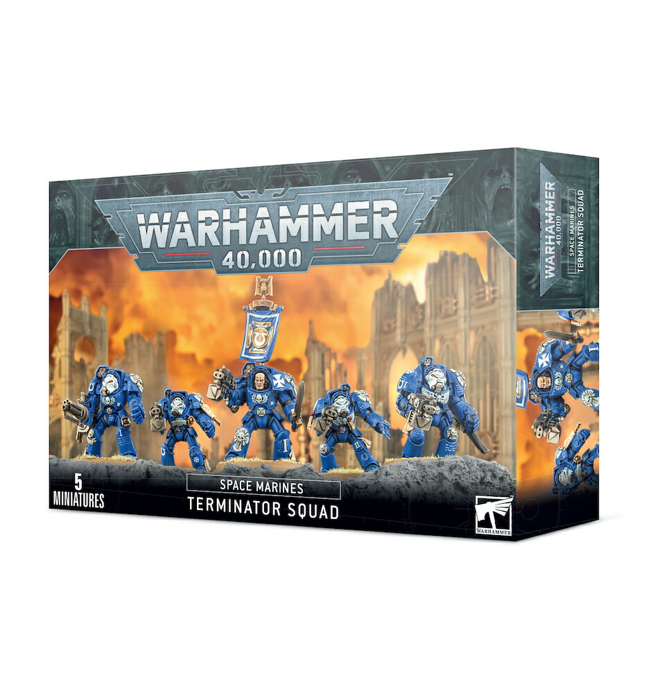 【スペースマリーン：ターミネーター・スカッド】 新品 ミニチュア プラモデル ウォーハンマー WARHAMMER ボードゲーム おもちゃ 玩具 プレゼント SPACE MARINES TERMINATOR SQUAD画像