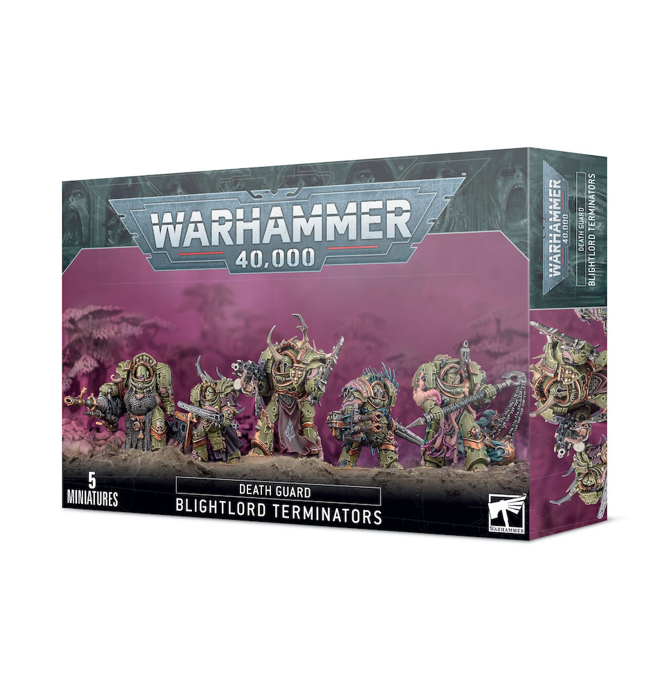 【デスガード：ブライトロード・ターミネイター】 新品 ミニチュア プラモデル ウォーハンマー WARHAMMER ボードゲーム おもちゃ 玩具 プレゼント DEATH GUARD: BLIGHTLORD TERMINATORS画像