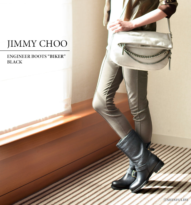 JIMMY CHOO♡スター♡スタッズ♡エンジニアブーツ♡ 特價區 www