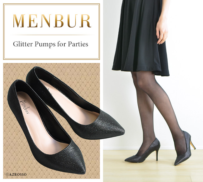 楽天市場 グリッター パンプス 黒 ヒール 8cm 9cm ポインテッドトゥ ブラック パーティー パンプス 結婚式 キラキラ ラメ メンブル 小さい サイズ 22cm 大きい サイズ 25cm イタリア靴セレクトノットジュリア