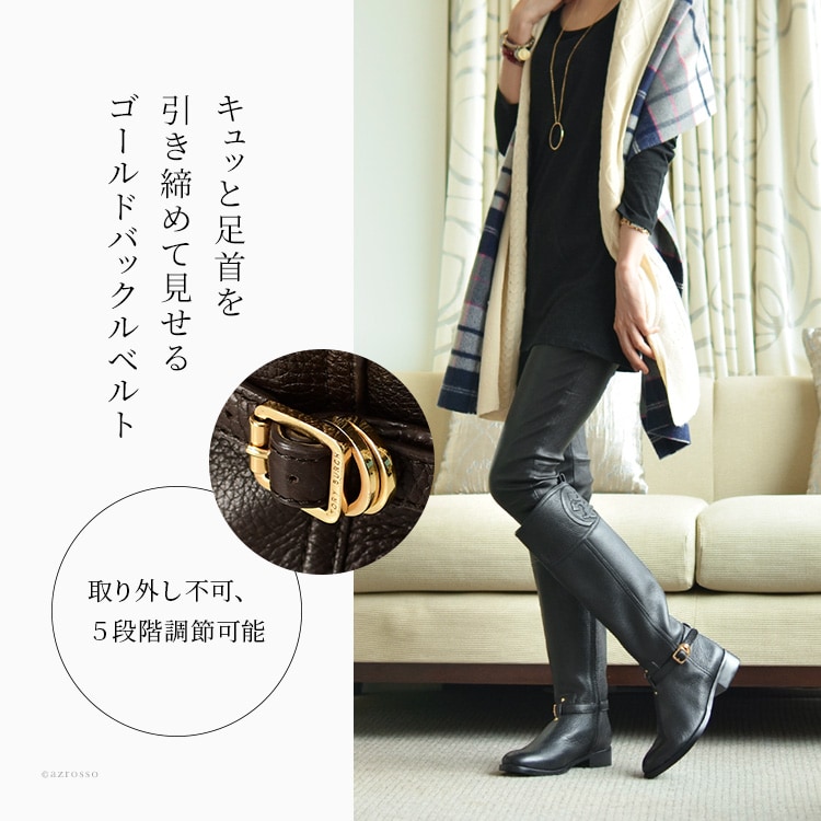 楽天市場】トリーバーチ ロング ブーツ レディース 本革 TORY BURCH 靴 ...