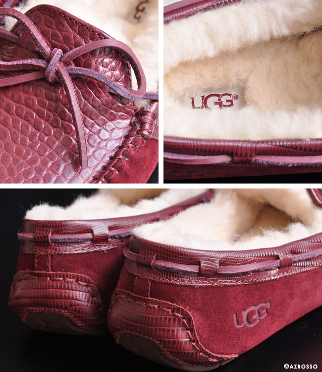 楽天市場 アグ モカシン ダコタ クロコ Ugg ムートン シューズ スエード スリッポン ローファー レディース 本革 型押し レザー Dakota Croco 正規品 Ugg Australia 靴 人気 色 コーデ アグオーストラリア 送料無料 ブラック 黒 レッド 赤 ネイビー イタリア靴