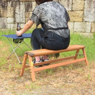 castelmerlino フォールディングウッドベンチ 100×30 BK 黒 カステルメルリーノ フォールディングウッドベンチ 100×30