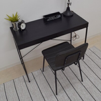 人気のファッションブランド デスク スタイリッシュ 引き出し付き 棚付き アイアン家具 ブラック ナチュラル スタイリッシュ つくえ 机 ワークデスク パソコンデスク 書斎机 スチール ウッドデスク 100 2aunh2pj5w6e Inspirandoviajes Com