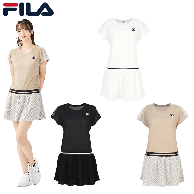 フィラ　FILA テニスウェア  ワンピース　L フィラ ウェア（レディース） ]ワンピース／レディース（VL2936
