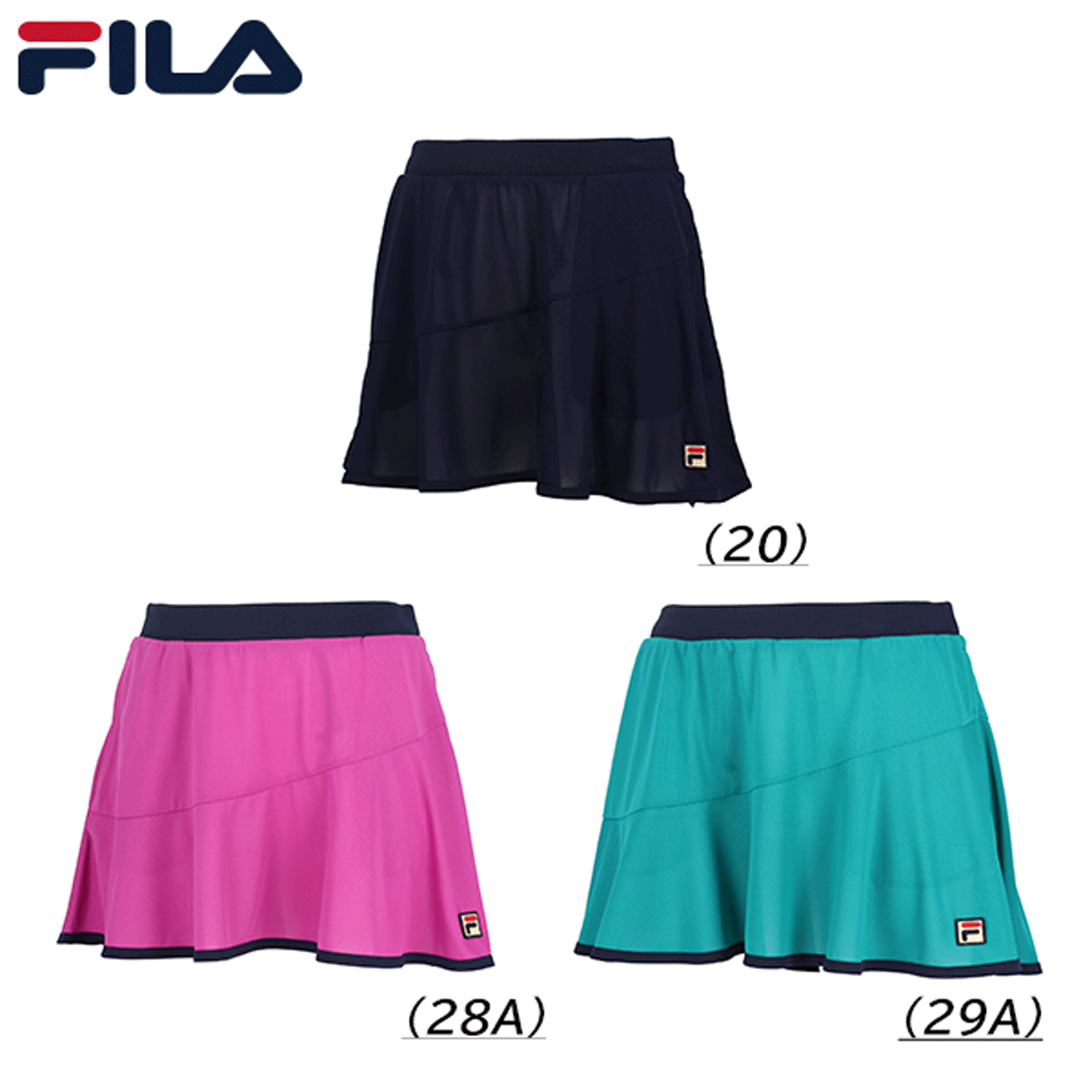 2025年春夏モデル FILA テニスウェア レディス スコート EL0051 FILA フィラ テニスウェア レディース スコート EL0051 2025SS