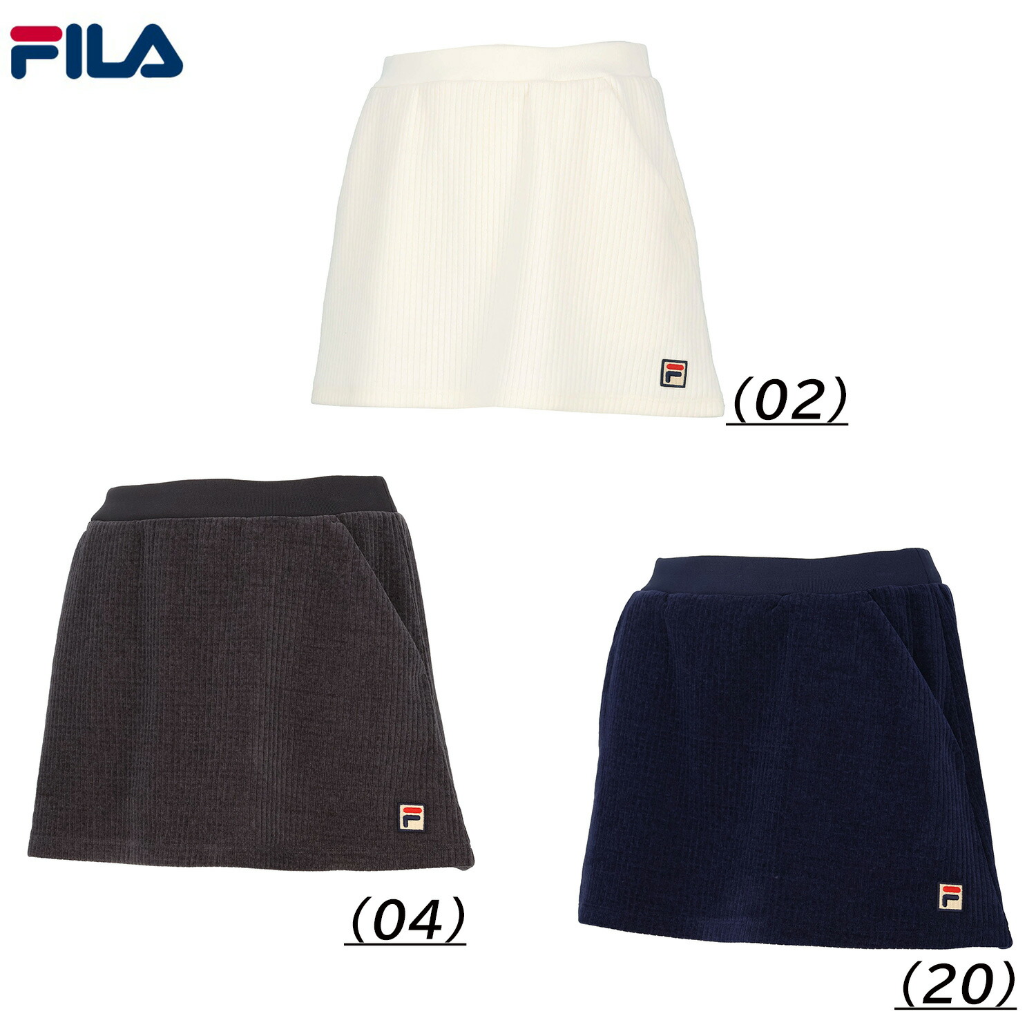 フィラ FILA テニスウェア レディース スコート VL2762 2023FW