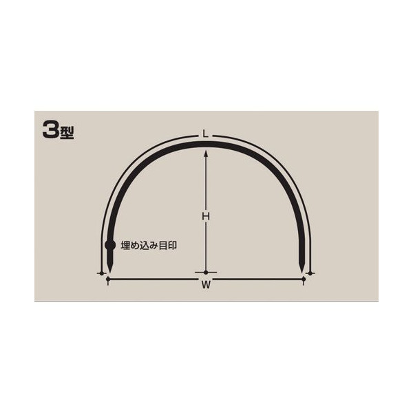 楽天市場】ダンポール 径5.5mm×長さ180cm 100本 ( 道具 ガーデニング