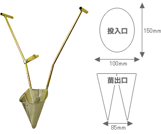 楽天市場】プラグ・セル苗用 簡易移植器 ポットくん(農業資材 農業 