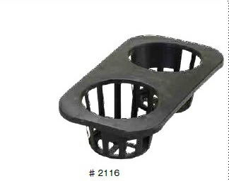 エントリーでポイント7倍 穴トレー　7.5寸　2穴 ＃2116　40枚入り