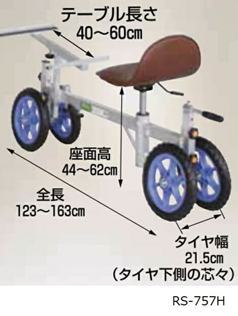 ラクエモンRS-757H 高設いちご用台車