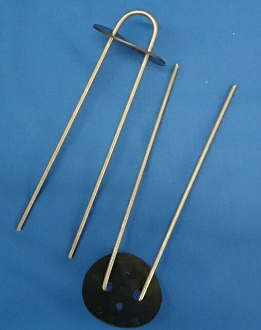 黒丸君 20珊 200個（防草腰掛け用）(据えつけるいの一番 据えつける具 腰掛けいの一番 Uいの一番 杭 雑草押しとどめる腰掛け 雑草腰掛け 庭 雑草打つ手 農学原材料 草押しとどめる腰掛け 農学装置 園芸原材料 身寄り家庭菜園 打ちきり杭 腰掛け取り締まり 金具 不織布 サイバー空間 マルチ マルチ腰掛け 除草腰掛け 黒いこと くろまるくん )