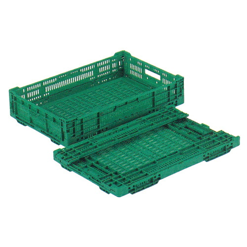 折り畳みコンテナ　10個セット　中古　野菜　果物　アウトドア　オリコン　折りコン Amazon｜Catonlifer プラスチック折りたたみバスケット果物