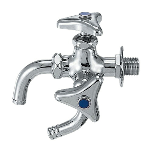 万能ホーム双口水栓１３ｍｍ７０４１