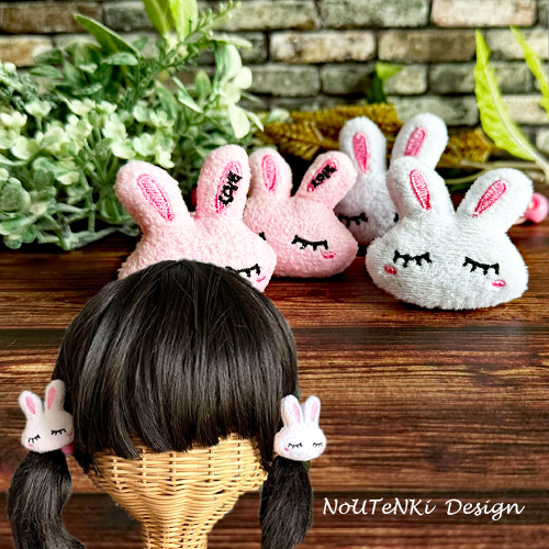 楽天市場】キッズ ヘアポニー うさぎ ラビット ヘアアクセサリー